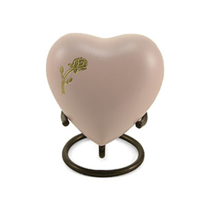 Aria Rose Heart Keepsake Urn