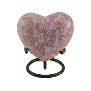 Essence Rose Heart Keepsake Urn