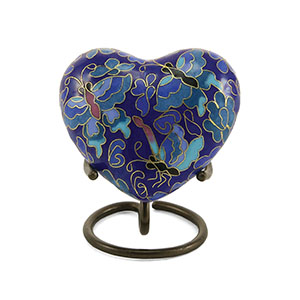 Etienne Butterfly Heart Keepsake Urn