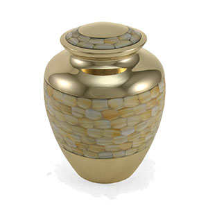 Mother of Pearl Large Urn